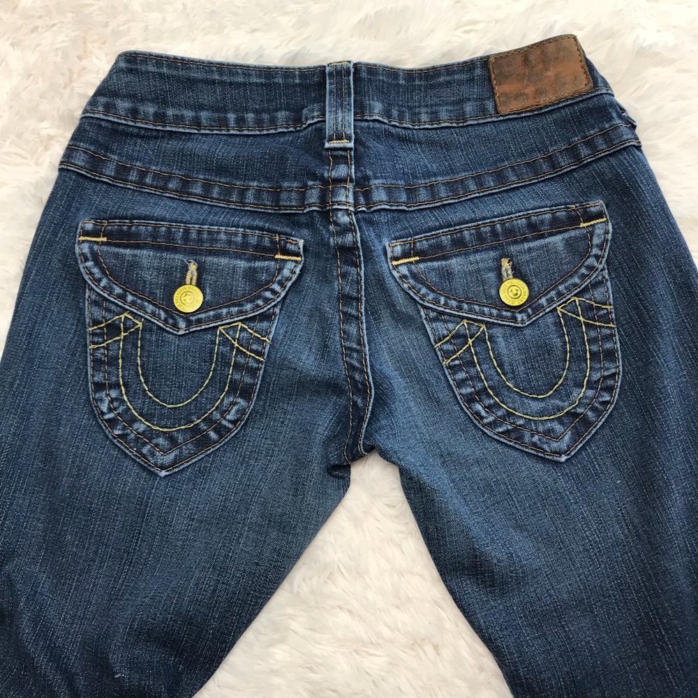True Religion Dark Denim Jeans Size 29 - Picture 3 of 5